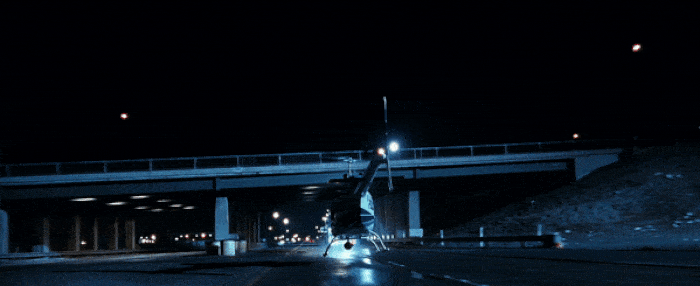 T Helicopter Overpass